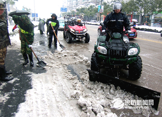 下雪行車